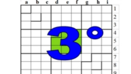 Troisième centrosudoku, avec la solution du deuxième centrosudoku.
