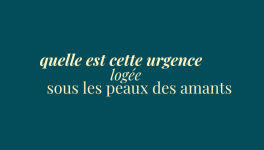 éclats du féminin - quelle est cette urgence logée sous les peaux des amants