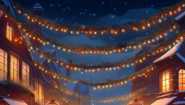 Quand les guirlandes illuminent la ville...