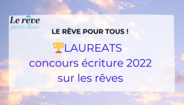 Annonce des lauréats de notre concours d'écriture 2022