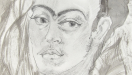 Frida Khalo - 1 - dessins jeux d'ombre et de lumière - 2016