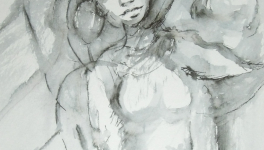 L'esquisse d'un sourire - jeux d'ombre et de lumière - 2019