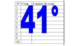 41° diagosudoku, avec la solution du quarantième