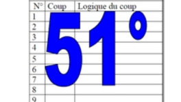 51° diagosudoku, avec la solution du cinquantième
