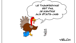Certaines n'apprécient pas thanksgiving