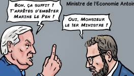 Antoine Armand recadré par Michel Barnier