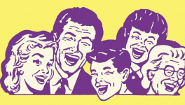 L'humour. Une plaisanterie avec un air triste !