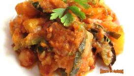 Ragoût de porc aux pommes de terre et courgettes 