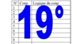 19° diagosudoku, avec la solution du dix-huitième 