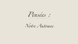 Notre Automne