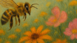 La fleur et l'abeille