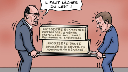 Macron et Castex doivent composer entre la santé et l'économie