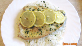 Dorade meunière cuite au four 