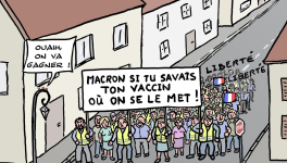 Covid-19 : manifestations contre la vaccination obligatoire