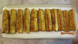 Bâtonnets de courgettes au parmesan et épices