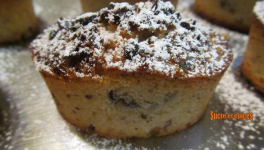 Financiers à la noix de coco et aux fèves de cacao