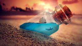 Une bouteille à la mer