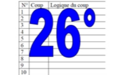 26° diagosudoku, avec la solution du vingt-cinquième 