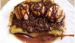 Papillotes faciles aux bananes, chocolat et marshmallows