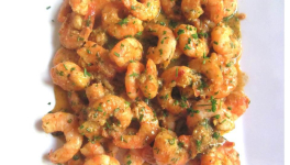 Crevettes asiatiques au beurre et à l'ail