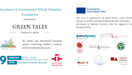 Green Tales : Forum et Concert 2026 à Bruxelles – Institut Cervantes / Green Tales: Forum & Concert 2026 in Brussels – Instituto Cervantes