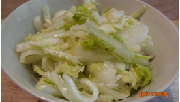 Chou chinois au vinaigre ou comment utiliser le vinaigre des cornichons