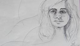 Dessins d'après les screen test d'Andy Warhol  shot between 1963 and 1966 -2 - Ann Buchanan