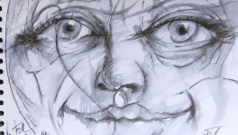 Le fil qui passe - jeux d'ombre et de lumière - 2019