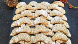 Croissants de lune aux noisettes (bredele) - Recette en vidéo