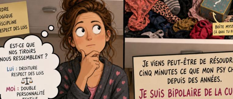 J2 - Décrivez votre tiroir a sous-vêtements