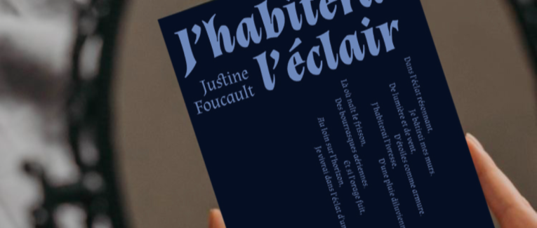 Recueil de poésie, j'habiterai l'éclair