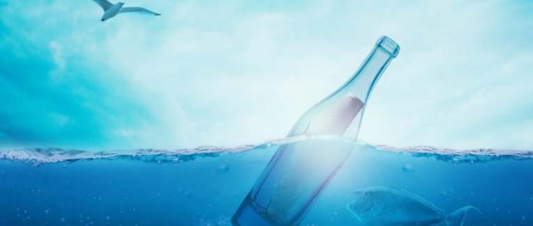 BOUTEILLE  A  LA  MER