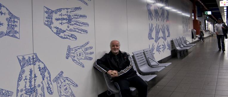 L'ART DANS LE METRO - Oeuvres de HAMSI