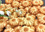 Sablés en forme de fleurs (Kourabié de Bakou) - Recette en vidéo 