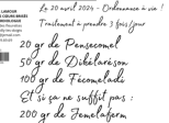 Prescription pour un mariage réussi!