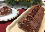 Bûche chocolat framboise facile et sans cuisson - Recette en vidéo
