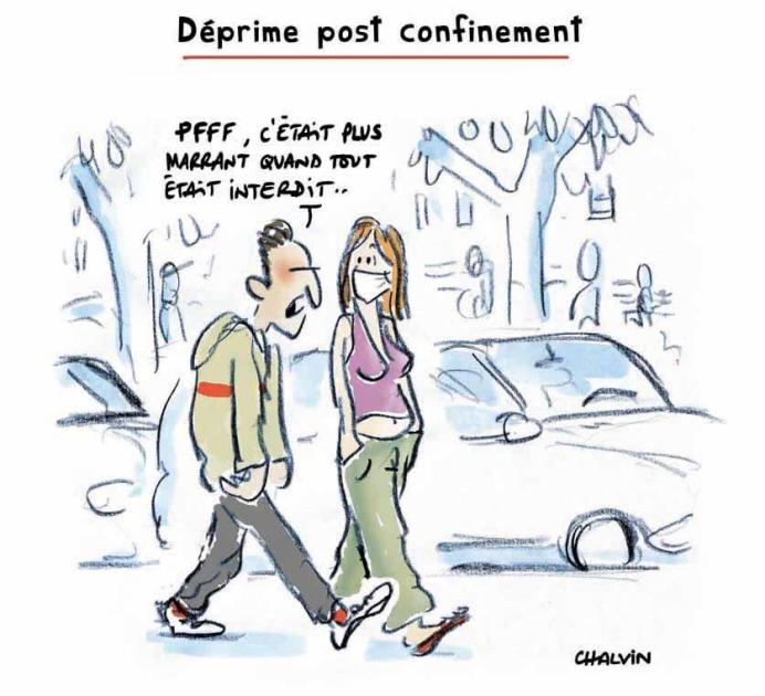 déprime post confinement