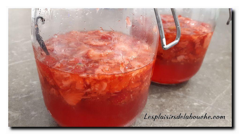 Liqueur de fraises.