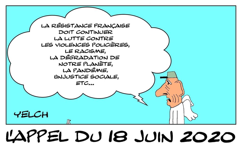 l'appel du 18 juin 2020 