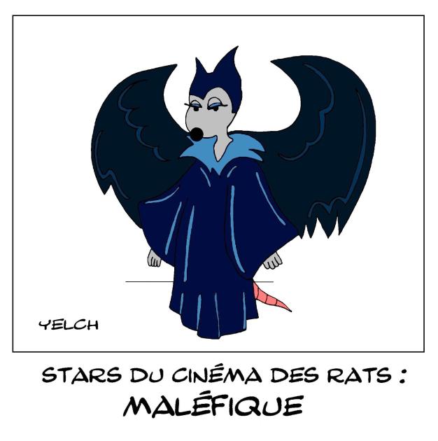 stars du cinéma des rats : Maléfique