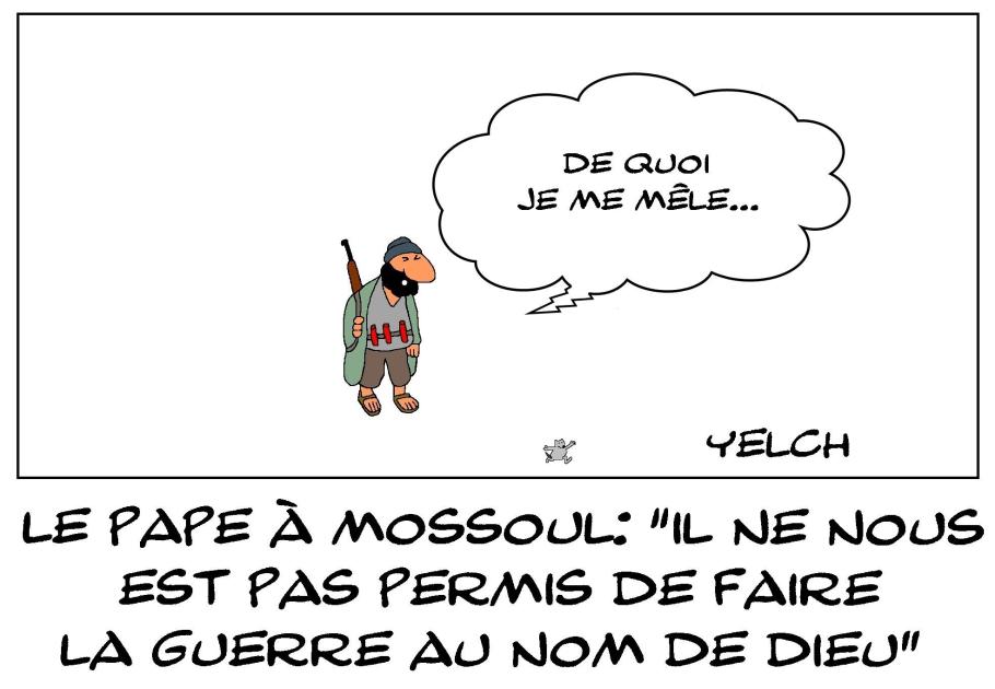 le pape à Mossoul