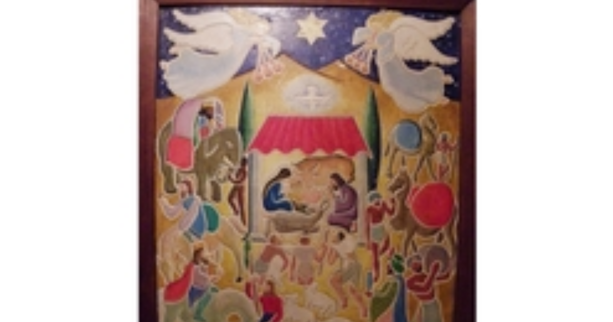 La nativité, inspirée à Jean Druille