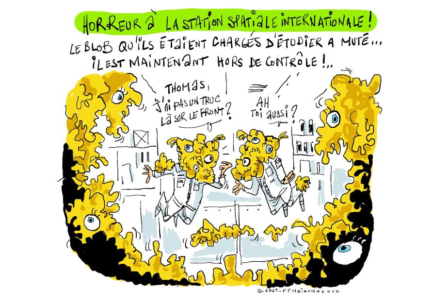 Le blob de l'espace