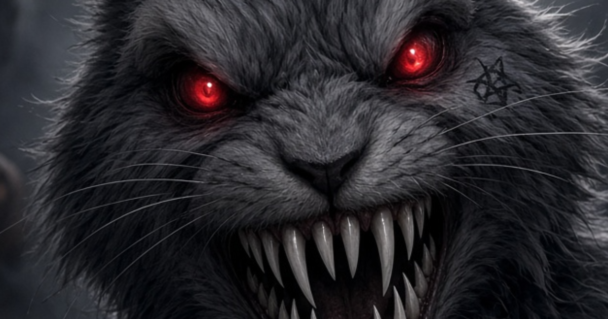 Le lapin gris d’Halloween