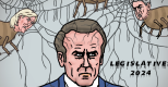 Législatives 2024 - la toile d'araignée