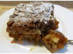 Pudding aux pommes, sirop d'érable et épices
