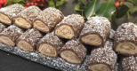 Biscuits mini-bûches de Noël - Recette en vidéo
