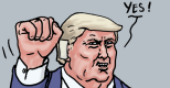 Trump et son oreille
