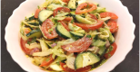 Salade de légumes aux oeufs - Recette en vidéo 