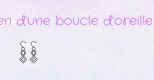 Le quotidien d'une boucle d'oreille
